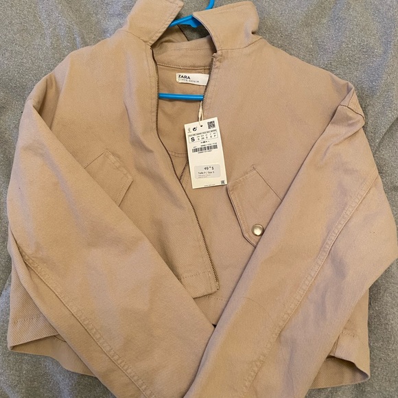 Light Tan Spring Jacket (never worn) - Picture 2 of 2